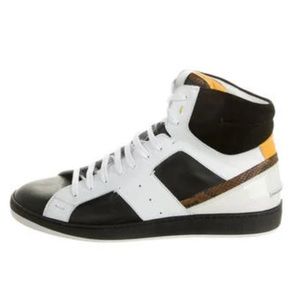 Fendi Leather Colorblock Pattern Sneakers size 7 UK size / 8 US men’s. Like new!